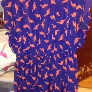 Oh my gosh dino dress modcloth